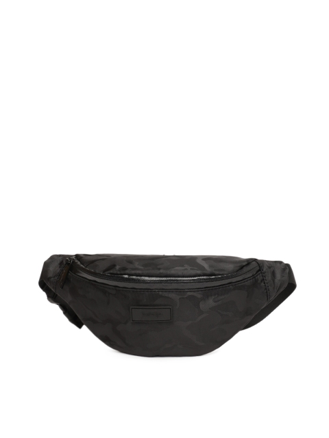 

FOREVER 21 Women Black Printed Waist Pouch