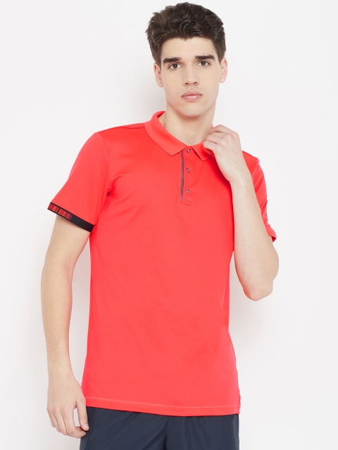 

ADIDAS Men Coral Pink Solid Tennis Matchcode Polo T-Shirt