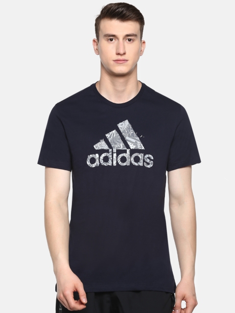 

ADIDAS Men Navy Blue MH BOS Graph T-shirt