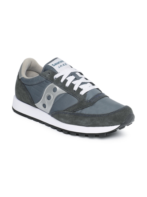

saucony Men Blue & Olive Sneakers