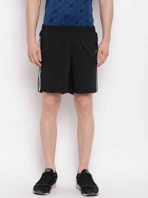 

ADIDAS Men Black Solid Regular Fit Sports Shorts