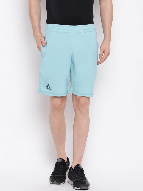 

ADIDAS Men Blue Solid Regular Fit Sports Shorts