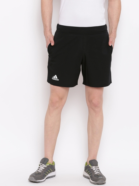 

ADIDAS Men Black Solid ESCOUADE Sports Shorts