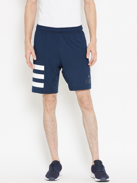 

ADIDAS Men Navy Blue Solid Speedbraker Hype Icon Training Shorts