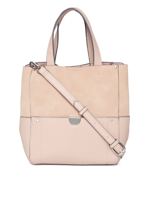 

Accessorize Dusty Pink Solid Handheld Bag