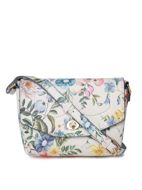 

Accessorize White Printed Sling Bag