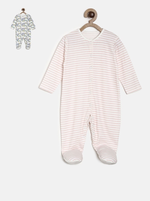 

MINI KLUB Girls Pack Of 2 Sleepsuits, Multi