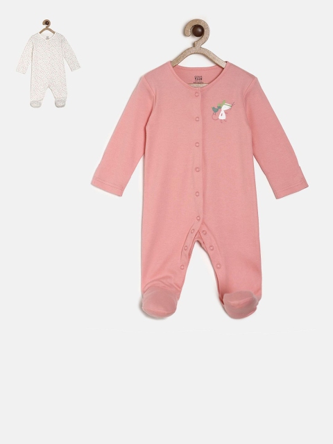 

MINI KLUB Girls Pack Of 2 Sleepsuits, Multi