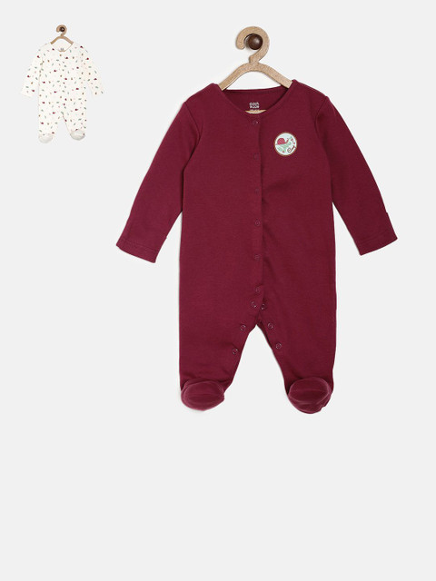 

MINI KLUB Girls Pack Of 2 Sleepsuits, Multi