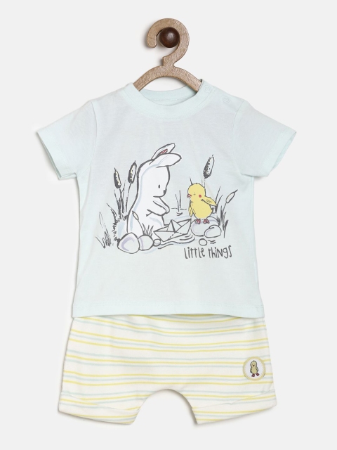 

MINI KLUB Boys Blue & White T-shirt With Shorts