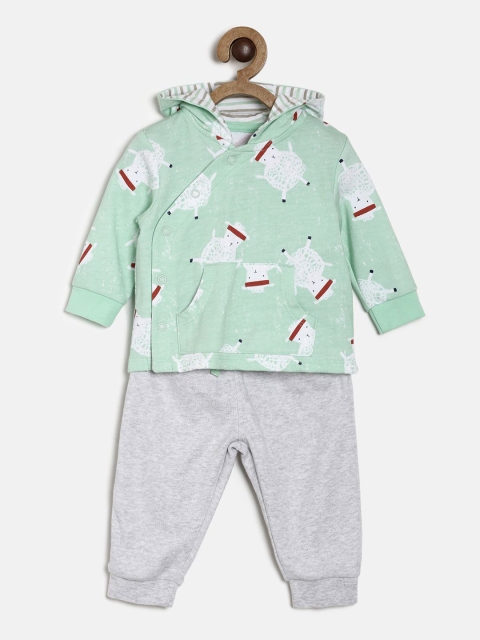 

MINI KLUB Boys Grey & Green T-shirt With Pyjamas