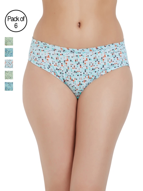 

Fruit of the Loom Pack of 6 Printed Bikini Briefs FBKP01, Multi