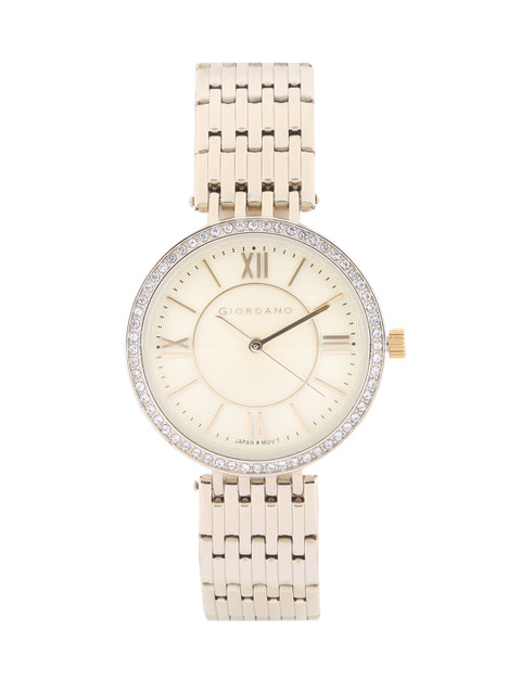 

GIORDANO Women Gold-Toned Analogue Watch A2087-11