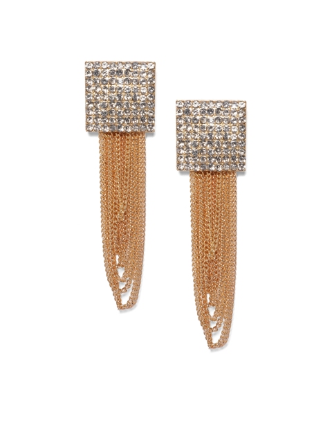 

Kazo Women Gold-Toned Contemporary Drop Earrings