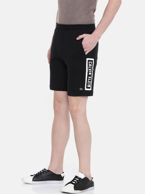 

Calvin Klein Jeans Men Black Solid Regular Fit Regular Shorts