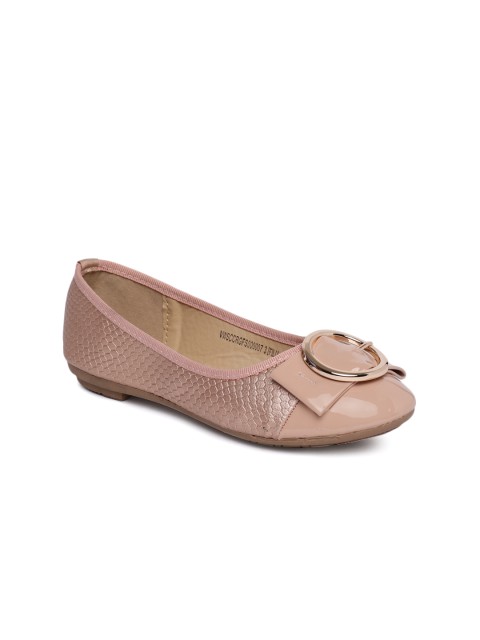 

Van Heusen Women Pink Textured Ballerinas