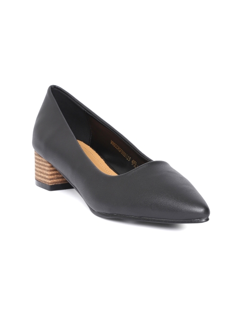 

Van Heusen Women Black Solid Pumps