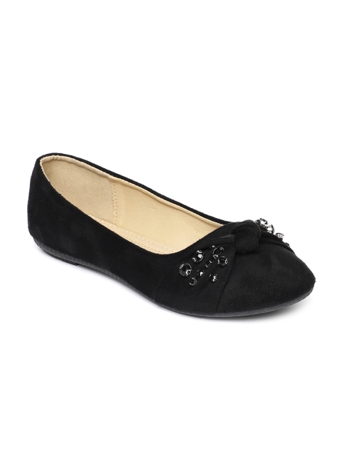 

Van Heusen Women Black Solid Ballerinas