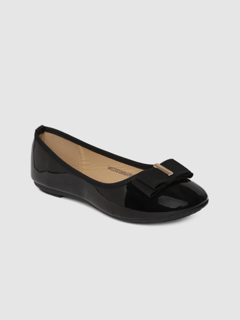 

Van Heusen Women Black Solid Ballerinas