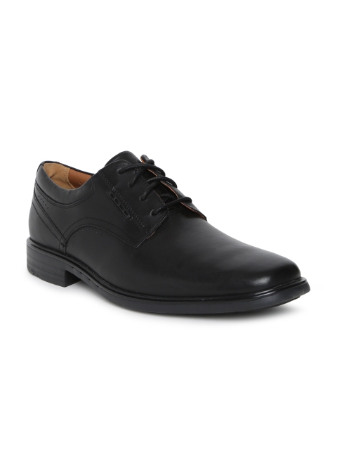 

Clarks Men Black UnBrylan Leather Derbys