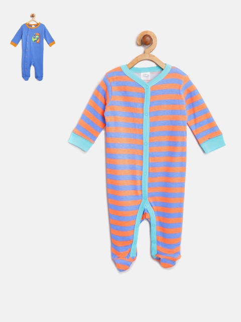 

Mothers Choice Boys Pack of 2 Sleepsuits, Orange