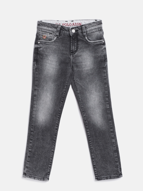 

U.S. Polo Assn. Kids Boys Black Skinny Fit Jeans