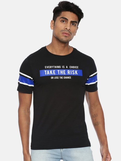 

Lee Cooper Men Black Printed Round Neck T-shirt