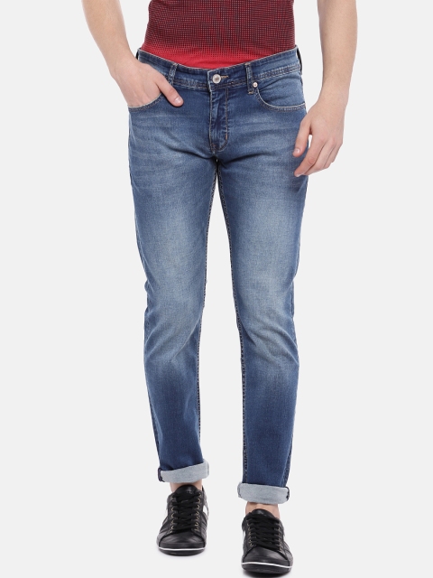 

Lee Cooper Men Blue Norris Slim Fit Low-Rise Clean Look Stretchable Jeans