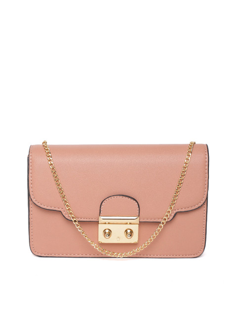 

Accessorize Dusty Pink Solid Purse