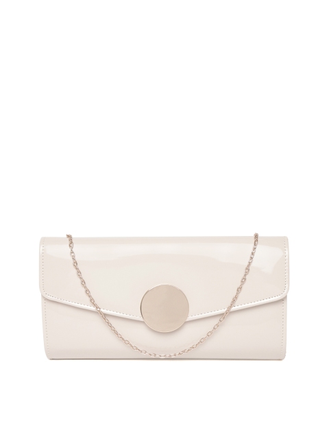 

Accessorize Beige Solid Clutch