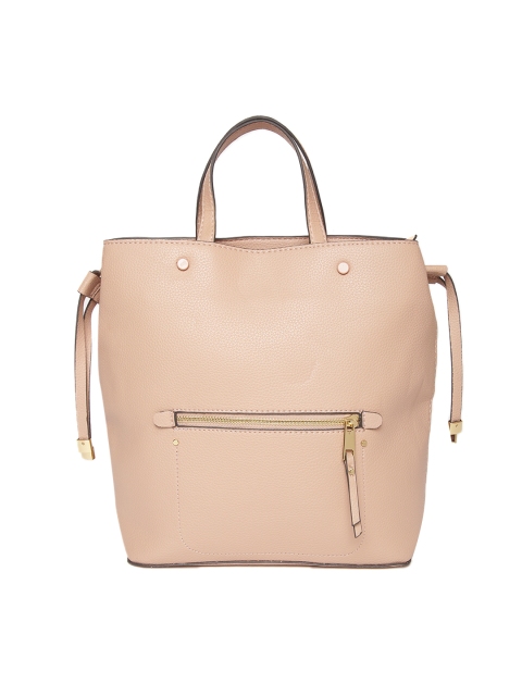 

Accessorize Women Dusty Pink Solid Backpack