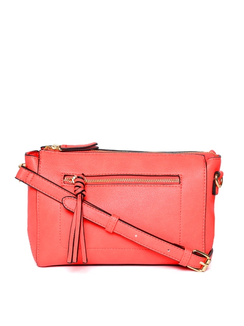 

Accessorize Orange Solid Sling Bag