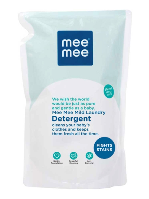 

Mee Mee Mild Baby Liquid Laundry Detergent 500ml, White