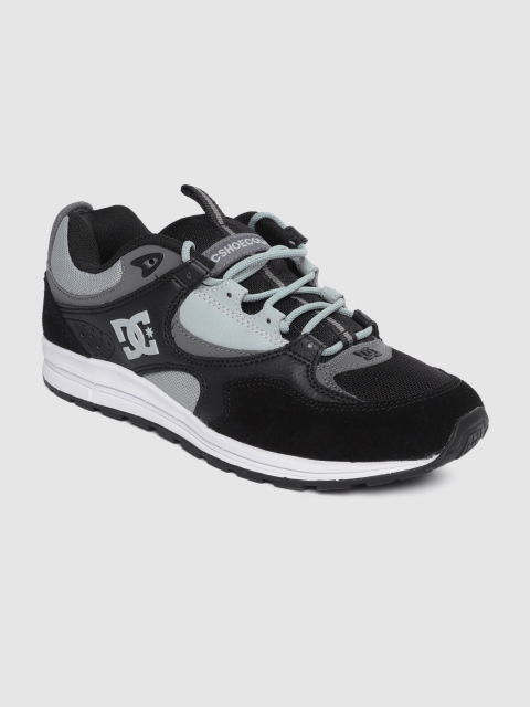 

DC Men Black Leather Sneakers