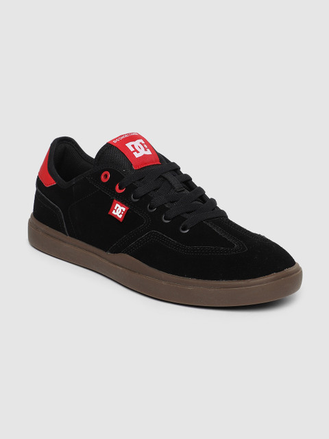 

DC Men Black Suede Sneakers
