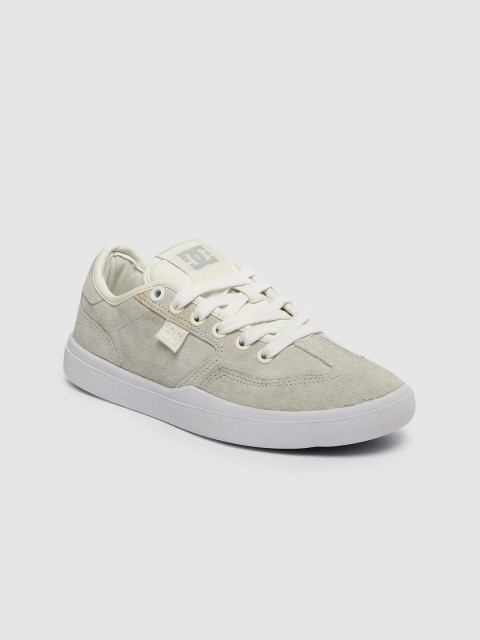 

DC Women Grey Solid Sneakers