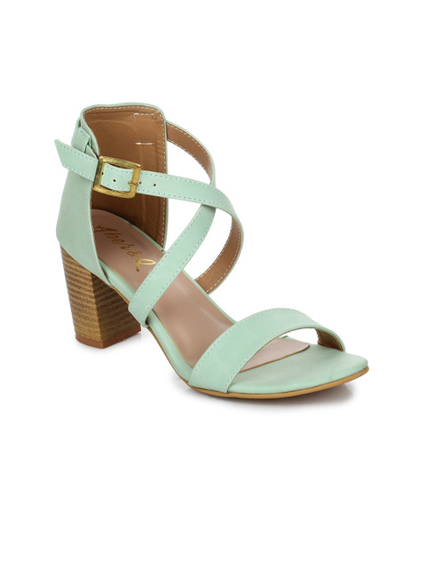 

Aber & Q Women Mint Green Solid Heels