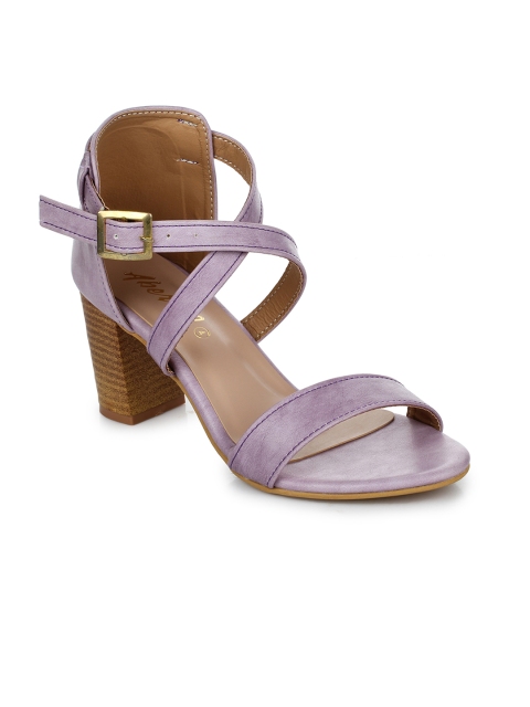 

Aber & Q Women Purple Solid Heels