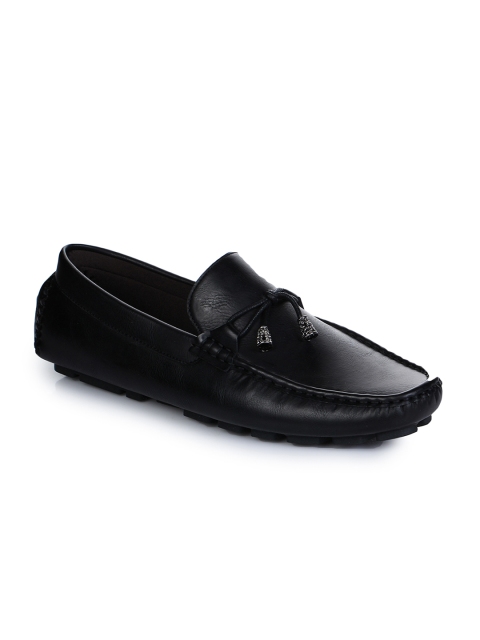 

Aber & Q Men Black Leather Loafers