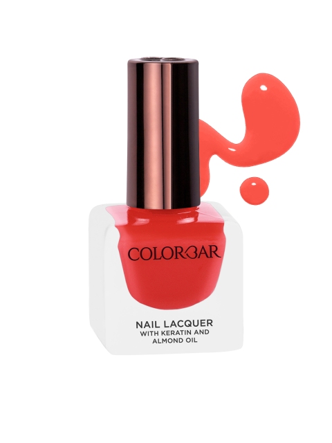

Colorbar Keratin & Almond Oil Nail Lacquer 12 ml - Inside Scoop 494, Coral