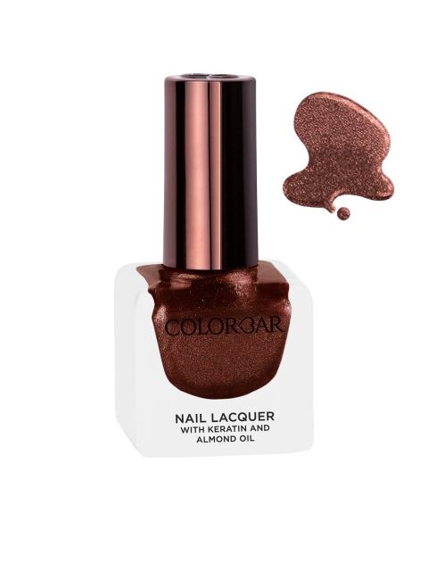 

Colorbar Keratin & Almond Oil Nail Lacquer- Brunette 566 12ml, Brown