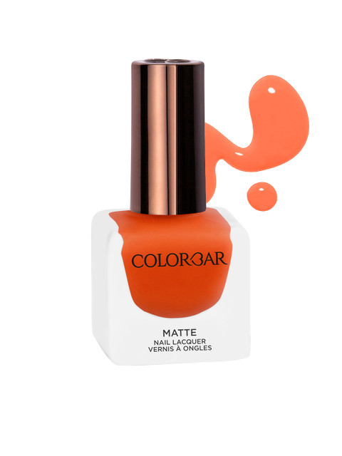 

Colorbar Matte Nail Lacquer - Scarelet Flare 1214 12ml, Orange