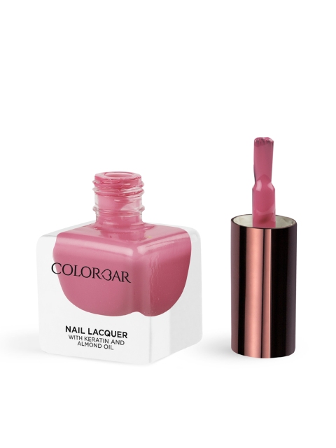 

Colorbar Keratin & Almond Oil Nail Lacquer - Elegance 280, Pink