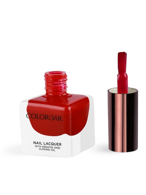 

Colorbar Nail Lacquer with Keratin & Almond Oil - Madonna 313, Red