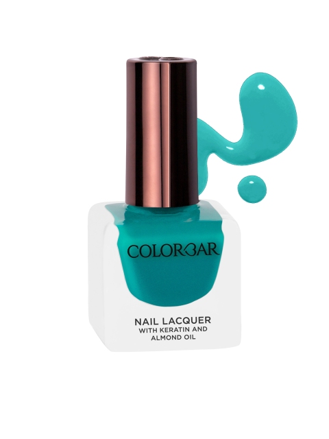 

Colorbar Keratin & Almond Oil Nail Lacquer 12 ml - Seven Seas 968, Turquoise blue