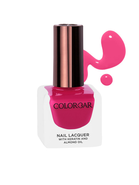 

Colorbar Keratin & Almond Oil Nail Lacquer - Fuschia Flush 273 12ml, Pink