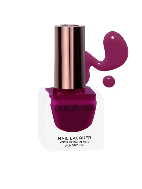 

Colorbar Keratin & Almond Oil Nail Lacquer - Wine n' Cheese 661 12ml, Burgundy