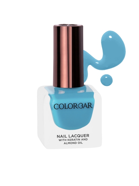 

Colorbar Keratin & Almond Oil Nail Lacquer - Turkish Ice 906 12ml, Blue