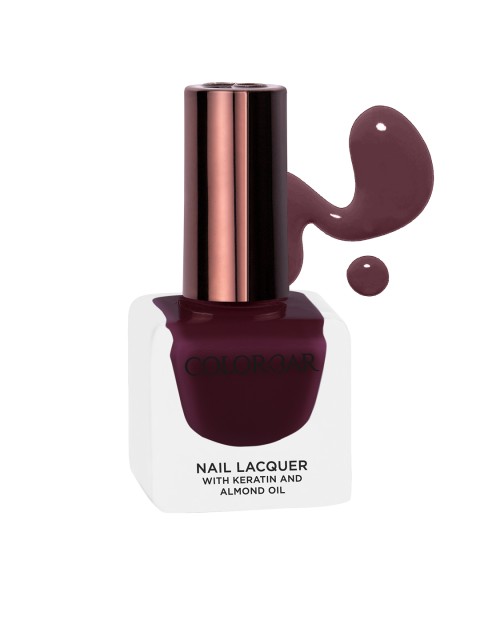 

Colorbar Keratin & Almond Oil Nail Lacquer 12 ml - Kitty Party 665, Purple