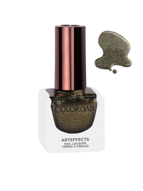 

Colorbar Dark Magic Arteffects Nail Lacquer - Gold Flecks 1359 12 ml, Olive